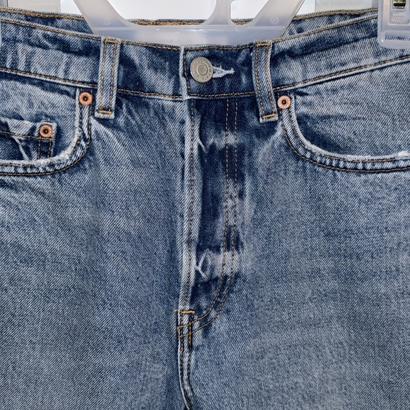 Stockholm Atelier & Other Stories Women’s High Waisted Raw Hem Size 26 - Picture 3 of 7